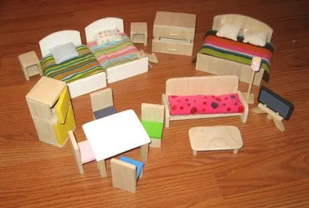 6 начина да се правят мебели за куклена къща, идеи за бебе