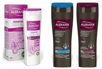 Alerana tipuri de pierderea parului si efectul de produse cosmetice medicale