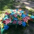 Масажний килимок з пробок від пластикових пляшок