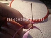 Майстер-клас з вишивки картини стрічками (стрічками) Майстер-клас з вишивки картини стрічками