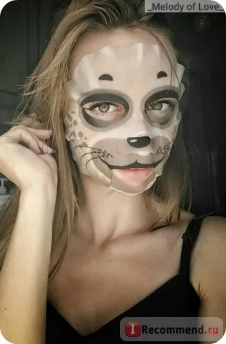 Маска для обличчя vilenta animal mask - «такі милі, але, такі різні за якістю тканинні маски від
