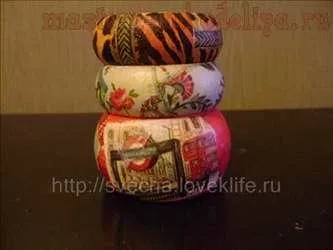 Майстер-клас з декупажу браслети