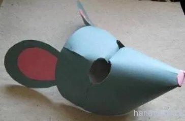 Маска миші з паперу