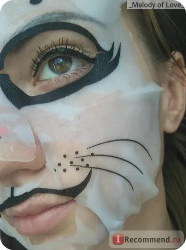 Маска для обличчя vilenta animal mask - «такі милі, але, такі різні за якістю тканинні маски від