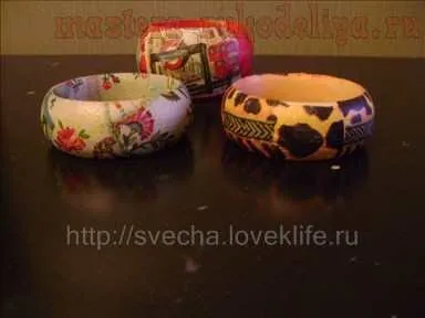 Майстер-клас з декупажу браслети