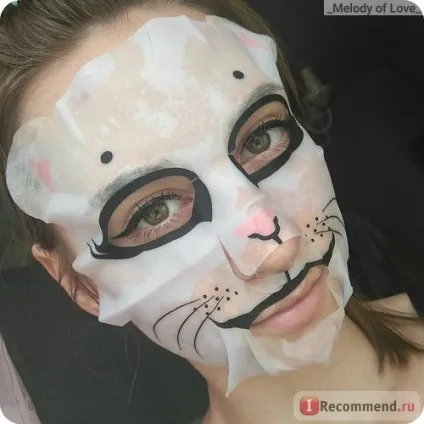 Маска для обличчя vilenta animal mask - «такі милі, але, такі різні за якістю тканинні маски від