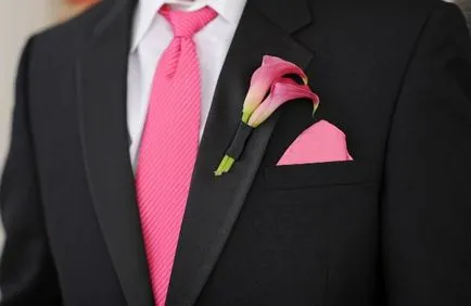 Boutonniere a vőlegény