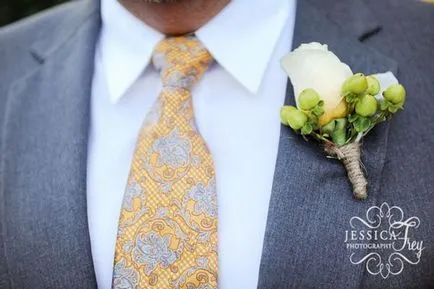 Boutonniere a vőlegény