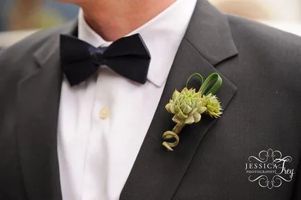 Boutonniere a vőlegény