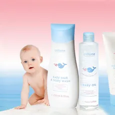 Детска серия козметика Oriflame Орифлейм грижи за бебето, натурална козметика Орифлейм