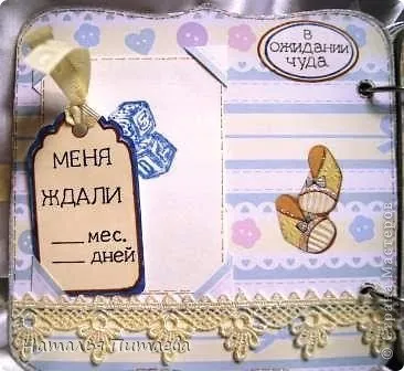 album pentru copii, cu propriile sale mâini în tehnica albumului scrapbooking art