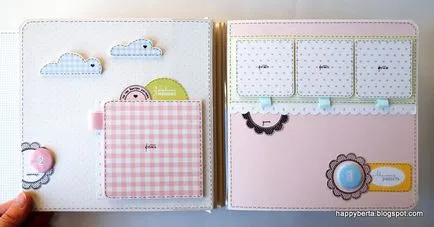 album pentru copii, cu propriile sale mâini în tehnica albumului scrapbooking art