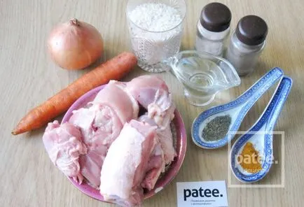 Diétás pilaf csirke - recept fotókkal - patee