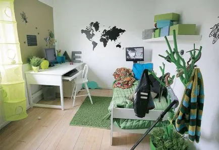 autocolante pentru copii pe pereți, tavan și mobilier - 40 fotografii și idei decor