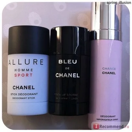 Дезодорант Chanel Allure Homme спорт стик дезодорант - «- Мъже - дезодорант за жени, защо