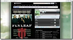 Flankoblog modul de a crea un site al grupului muzical pe MySpace