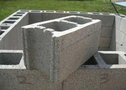 Fundamentul avantaje concrete blocuri, dezavantaje, tipuri de blocuri, în special în construcții