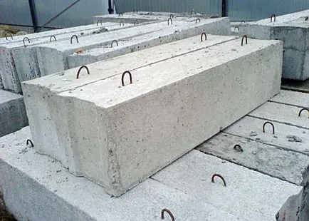 Fundamentul avantaje concrete blocuri, dezavantaje, tipuri de blocuri, în special în construcții