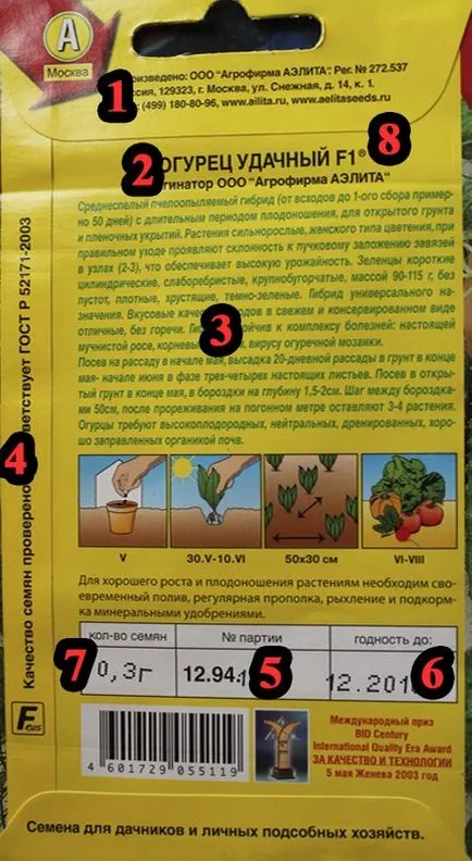 Градинарство, за покупка на семена в магазина за градина, надписи върху пликове, които трябва да знаете, важни съвети