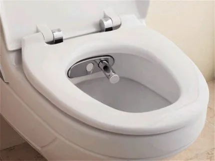Хигиенни схема душ тоалетна инсталация, изборът на височини