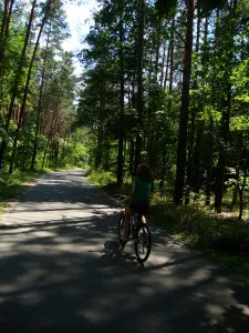 Kék-tó, vagy az útvonal - strand