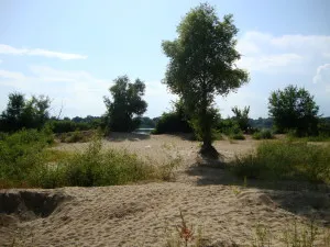 Blue Lake sau pe un traseu - plajă