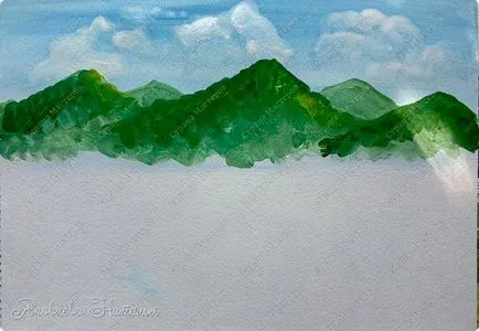 peisaj de munte cu o cascadă, un masterat țară