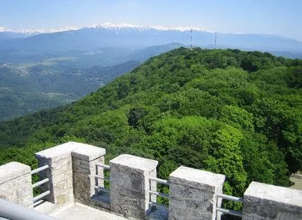 Mount Ахун (Сочи) - история, описание, снимки, посоки, карта