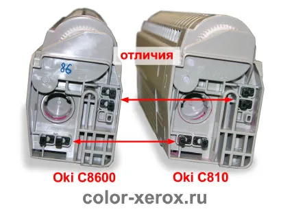 Инструкции за попълване патрони OKI c5950, c5850, c5750, c5650, OKI C610, c810, чип-S, тонери,