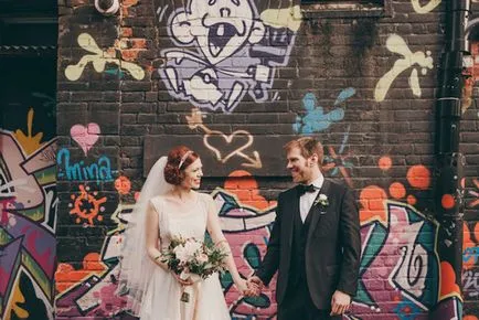 arta graffiti în decorarea decor nunta merge la o nunta - svadbalist totul despre nunta!