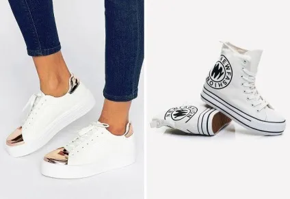 Модні білі жіночі кеди - converse і lacoste, адідас і найк, високі і низькі, на платформі і (lacoste) Модні білі жіночі кеди - converse і lacoste, адідас і найк, високі і низькі, на платформі і