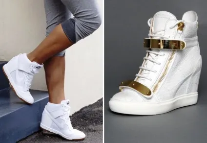 Модні білі жіночі кеди - converse і lacoste, адідас і найк, високі і низькі, на платформі і (lacoste) Модні білі жіночі кеди - converse і lacoste, адідас і найк, високі і низькі, на платформі і