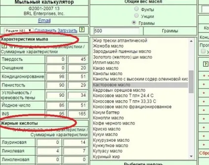Мильна калькулятор для початківців (після готовності мила) Мильна калькулятор для початківців