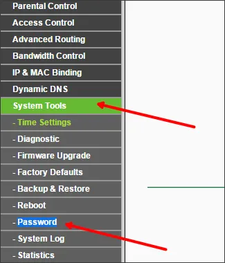Как да смените паролата на рутера на TP-LINK, как да се сложи парола на WiFi рутер TP-LINK