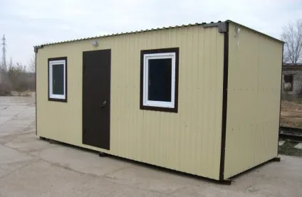 Як зі звичайного будівельного вагончика побудувати дачний будиночок (будиночок) Як зі звичайного будівельного вагончика побудувати дачний будиночок