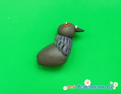 Як ліпити голуба з пластиліну поетапно (ліпити) Як ліпити голуба з пластиліну поетапно