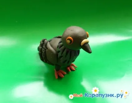 Як ліпити голуба з пластиліну поетапно (поетапно) Як ліпити голуба з пластиліну поетапно