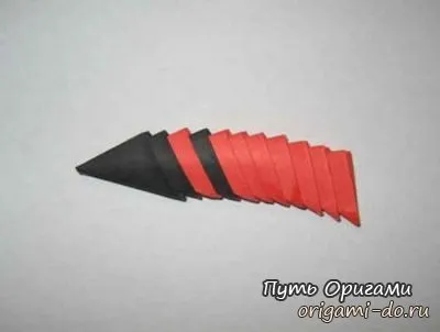 Модульне орігамі - скорпіон - шлях орігамі (принципі) Модульне орігамі - скорпіон - шлях орігамі