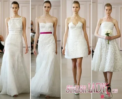 Модні весільні сукні весни 2016 vera wang, monique lhuillier, oscar de la renta, carolina herrera (oscar de la renta) Модні весільні сукні весни 2016 vera wang, monique lhuillier, oscar de la renta, carolina herrera