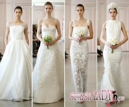 Модні весільні сукні весни 2016 vera wang, monique lhuillier, oscar de la renta, carolina herrera (wang) Модні весільні сукні весни 2016 vera wang, monique lhuillier, oscar de la renta, carolina herrera