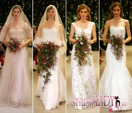 Модні весільні сукні весни 2016 vera wang, monique lhuillier, oscar de la renta, carolina herrera (carolina herrera) Модні весільні сукні весни 2016 vera wang, monique lhuillier, oscar de la renta, carolina herrera