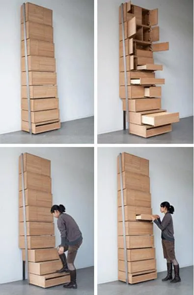 Компактни стълби в интериора - по прост начин да се пести място