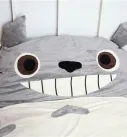 Bed-Totoro párna, matrac formájában egy nagy macska