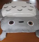 Bed-Totoro párna, matrac formájában egy nagy macska