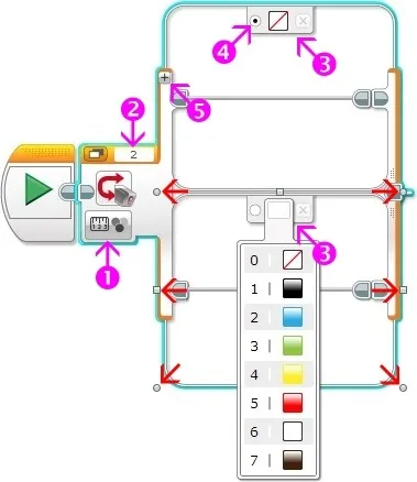 Починаємо вивчати датчик кольору lego mindstorms ev3
