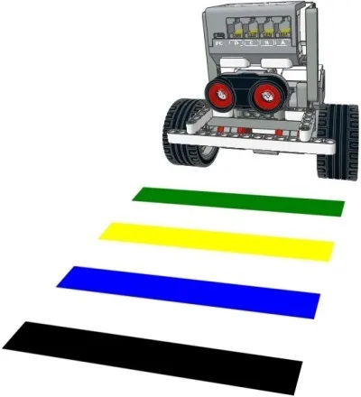 Починаємо вивчати датчик кольору lego mindstorms ev3