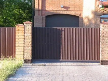 Напрямні для відкатних воріт своїми руками (воріт своїми руками ролики гаражних роликовий профіль напрямна) Напрямні для відкатних воріт своїми руками