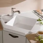 Кухня с ъглова мивка - снимки интериорни проекти