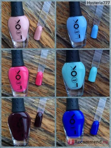 Лак naillook babypastel - «възхитителни бюджетни лакове от naillook на компанията, припомнят две