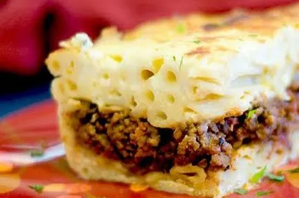 Макарони з фаршем (сіль перець смаку приготувати) Макарони з фаршем